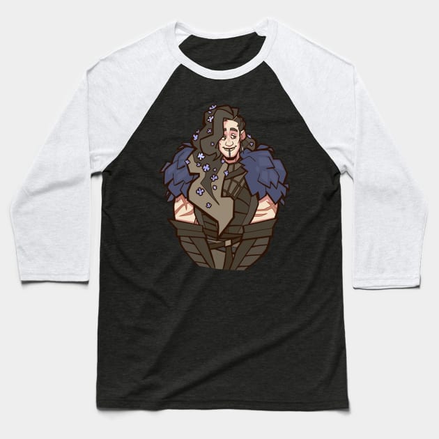 Soft Barbarian Baseball T-Shirt by Elisenel